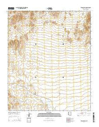 Wildcat Well Arizona Current topographic map, 1:24000 scale, 7.5 X 7.5 Minute, Year 2014