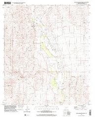 Wildhorse Mountain Arizona Historical topographic map, 1:24000 scale, 7.5 X 7.5 Minute, Year 1996