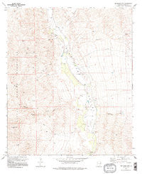 Wildhorse Mtn Arizona Historical topographic map, 1:24000 scale, 7.5 X 7.5 Minute, Year 1973