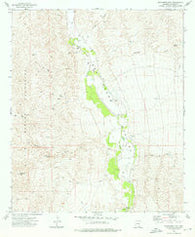 Wildhorse Mtn. Arizona Historical topographic map, 1:24000 scale, 7.5 X 7.5 Minute, Year 1973