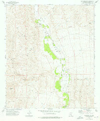 Wildhorse Mtn. Arizona Historical topographic map, 1:24000 scale, 7.5 X 7.5 Minute, Year 1973