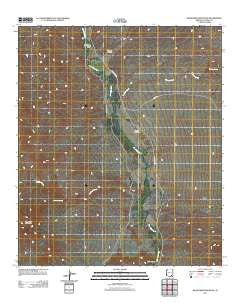 Wildhorse Mountain Arizona Historical topographic map, 1:24000 scale, 7.5 X 7.5 Minute, Year 2011