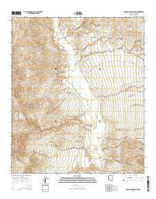Wildhorse Mountain Arizona Current topographic map, 1:24000 scale, 7.5 X 7.5 Minute, Year 2014