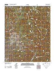 Wilhoit Arizona Historical topographic map, 1:24000 scale, 7.5 X 7.5 Minute, Year 2012