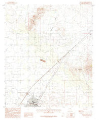 Willcox North Arizona Historical topographic map, 1:24000 scale, 7.5 X 7.5 Minute, Year 1985
