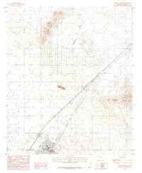 Willcox North Arizona Historical topographic map, 1:24000 scale, 7.5 X 7.5 Minute, Year 1985