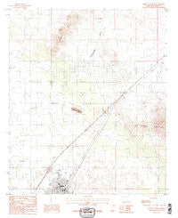 Willcox North Arizona Historical topographic map, 1:24000 scale, 7.5 X 7.5 Minute, Year 1985
