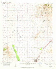 Willcox Arizona Historical topographic map, 1:62500 scale, 15 X 15 Minute, Year 1958