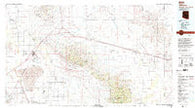 Willcox Arizona Historical topographic map, 1:100000 scale, 30 X 60 Minute, Year 1994