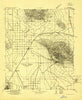 Willcox Arizona Historical topographic map, 1:125000 scale, 30 X 30 Minute, Year 1922