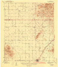 Willcox Arizona Historical topographic map, 1:62500 scale, 15 X 15 Minute, Year 1943