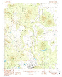 Williams North Arizona Historical topographic map, 1:24000 scale, 7.5 X 7.5 Minute, Year 1989