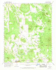 Williams Arizona Historical topographic map, 1:62500 scale, 15 X 15 Minute, Year 1960
