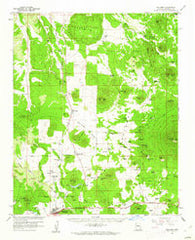 Williams Arizona Historical topographic map, 1:62500 scale, 15 X 15 Minute, Year 1960