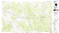 Williams Arizona Historical topographic map, 1:100000 scale, 30 X 60 Minute, Year 1983