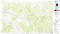 Williams Arizona Historical topographic map, 1:100000 scale, 30 X 60 Minute, Year 1983