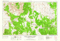 Williams Arizona Historical topographic map, 1:250000 scale, 1 X 2 Degree, Year 1956