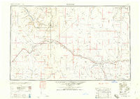 Williams Arizona Historical topographic map, 1:250000 scale, 1 X 2 Degree, Year 1960