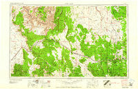 Williams Arizona Historical topographic map, 1:250000 scale, 1 X 2 Degree, Year 1961
