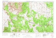 Williams Arizona Historical topographic map, 1:250000 scale, 1 X 2 Degree, Year 1956