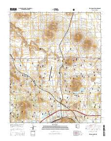 Williams North Arizona Current topographic map, 1:24000 scale, 7.5 X 7.5 Minute, Year 2014