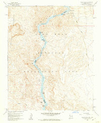 Willow Beach Arizona Historical topographic map, 1:24000 scale, 7.5 X 7.5 Minute, Year 1959