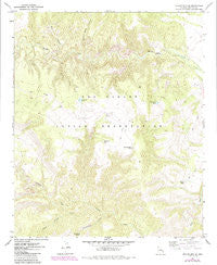 Willow Mtn. SE Arizona Historical topographic map, 1:24000 scale, 7.5 X 7.5 Minute, Year 1967