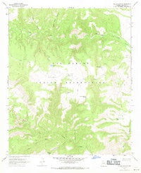Willow Mtn SE Arizona Historical topographic map, 1:24000 scale, 7.5 X 7.5 Minute, Year 1967