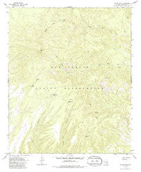 Willow Mtn. Arizona Historical topographic map, 1:24000 scale, 7.5 X 7.5 Minute, Year 1967
