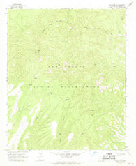 Willow Mtn. Arizona Historical topographic map, 1:24000 scale, 7.5 X 7.5 Minute, Year 1967