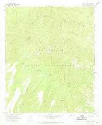 Willow Mtn. Arizona Historical topographic map, 1:24000 scale, 7.5 X 7.5 Minute, Year 1967