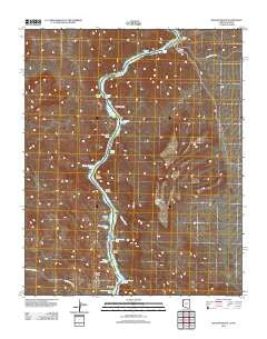 Willow Beach Arizona Historical topographic map, 1:24000 scale, 7.5 X 7.5 Minute, Year 2011