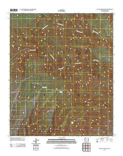 Willow Mountain Arizona Historical topographic map, 1:24000 scale, 7.5 X 7.5 Minute, Year 2011