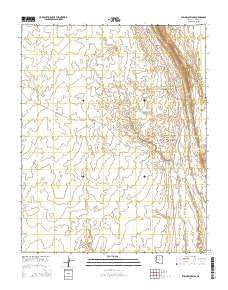 Willow Springs Arizona Current topographic map, 1:24000 scale, 7.5 X 7.5 Minute, Year 2014