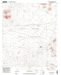 Window Mountain Arizona Historical topographic map, 1:24000 scale, 7.5 X 7.5 Minute, Year 1996