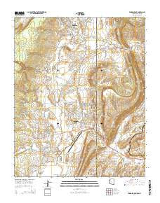 Window Rock Arizona Current topographic map, 1:24000 scale, 7.5 X 7.5 Minute, Year 2014