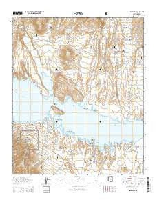 Windy Hill Arizona Current topographic map, 1:24000 scale, 7.5 X 7.5 Minute, Year 2014