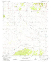 Wineglass Ranch Arizona Historical topographic map, 1:24000 scale, 7.5 X 7.5 Minute, Year 1979