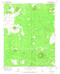 Wing Mountain Arizona Historical topographic map, 1:24000 scale, 7.5 X 7.5 Minute, Year 1966