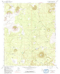 Wing Mountain Arizona Historical topographic map, 1:24000 scale, 7.5 X 7.5 Minute, Year 1966