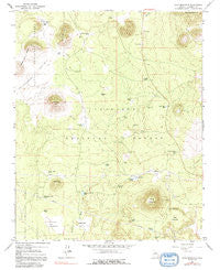 Wing Mountain Arizona Historical topographic map, 1:24000 scale, 7.5 X 7.5 Minute, Year 1966