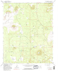 Wing Mountain Arizona Historical topographic map, 1:24000 scale, 7.5 X 7.5 Minute, Year 1966