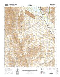 Winkelman Arizona Current topographic map, 1:24000 scale, 7.5 X 7.5 Minute, Year 2014