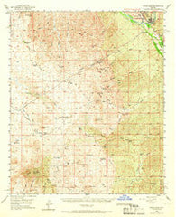 Winkelman Arizona Historical topographic map, 1:62500 scale, 15 X 15 Minute, Year 1949