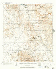 Winkelman Arizona Historical topographic map, 1:125000 scale, 30 X 30 Minute, Year 1911