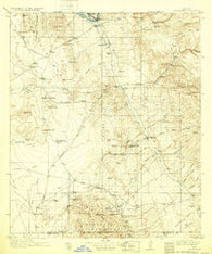Winkelman Arizona Historical topographic map, 1:125000 scale, 30 X 30 Minute, Year 1913