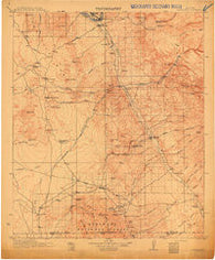 Winkelman Arizona Historical topographic map, 1:125000 scale, 30 X 30 Minute, Year 1913