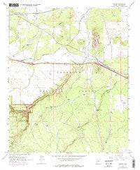 Winona Arizona Historical topographic map, 1:24000 scale, 7.5 X 7.5 Minute, Year 1968