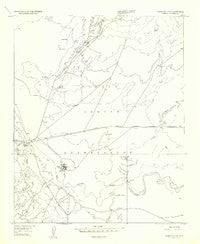 Winslow 2 SW Arizona Historical topographic map, 1:24000 scale, 7.5 X 7.5 Minute, Year 1955