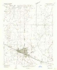 Winslow 4 SW Arizona Historical topographic map, 1:24000 scale, 7.5 X 7.5 Minute, Year 1954